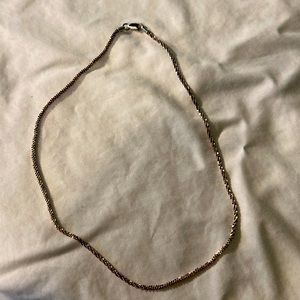 Sterling silver necklace. Made in Italy.